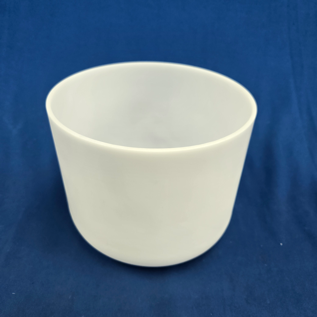 [4553] [#4553] 8" Opaque Quartz Crystal Singing Bowl | 4E+29 | 335 Hz