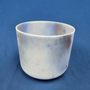 [#4559] 8" Lepidolite Infused Quartz Crystal Singing Bowl | 4D-7 | 292 Hz