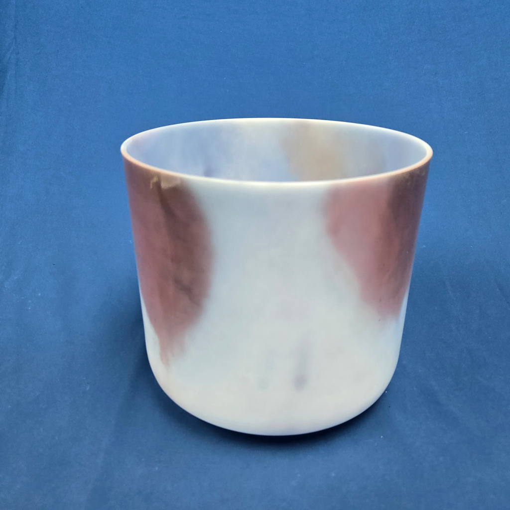 [4560] [#4560] 8" Lepidolite Infused Quartz Crystal Singing Bowl | 3B+45 | 253 Hz