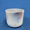 [#4561] 8" Lepidolite Infused Quartz Crystal Singing Bowl | 4C+22 | 265 Hz