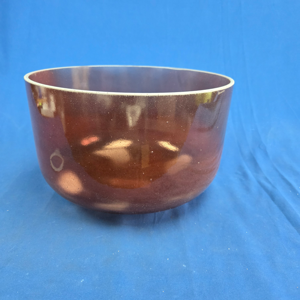 [4566] [#4566] 12" Red Spinel Infused Quartz Crystal Singing Bowl | 3A+31 | 224 Hz