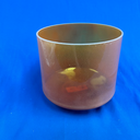 [#4572] 9" Spessartite Garnet Infused Quartz Crystal Singing Bowl | 4C+42 | 268 Hz