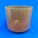 [#4573] 9" Spessartite Garnet Infused Quartz Crystal Singing Bowl | 4C-26 | 257 Hz