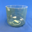 [#4582] 9" Green Amethyst Infused Quartz Crystal Singing Bowl | 4D-39 | 287 Hz