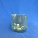 [#4584] 9" Green Amethyst Infused Quartz Crystal Singing Bowl | 4C#+10 | 278 Hz