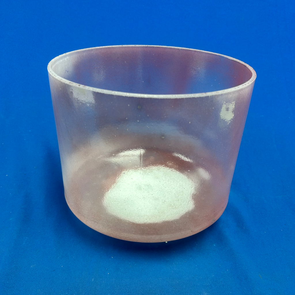 [4590] [#4590] 9" Halite Infused Quartz Crystal Singing Bowl | 4D-39 | 287 Hz