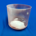 [#4591] 9" Halite Infused Quartz Crystal Singing Bowl | 3B+28 | 251 Hz