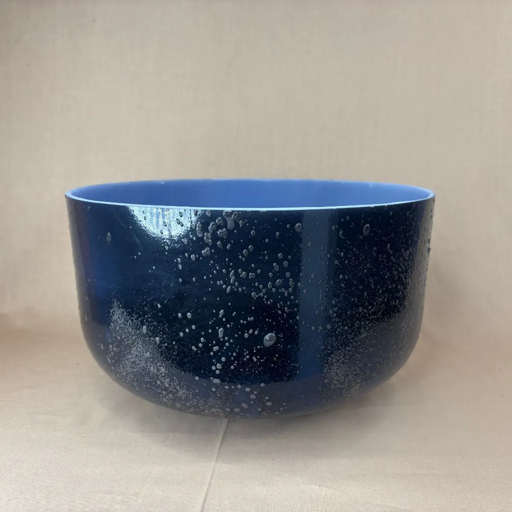[1944] Galena Quartz Crystal Singing Bowl | 12" A Note (-15) | A=432 Tuning | #1944
