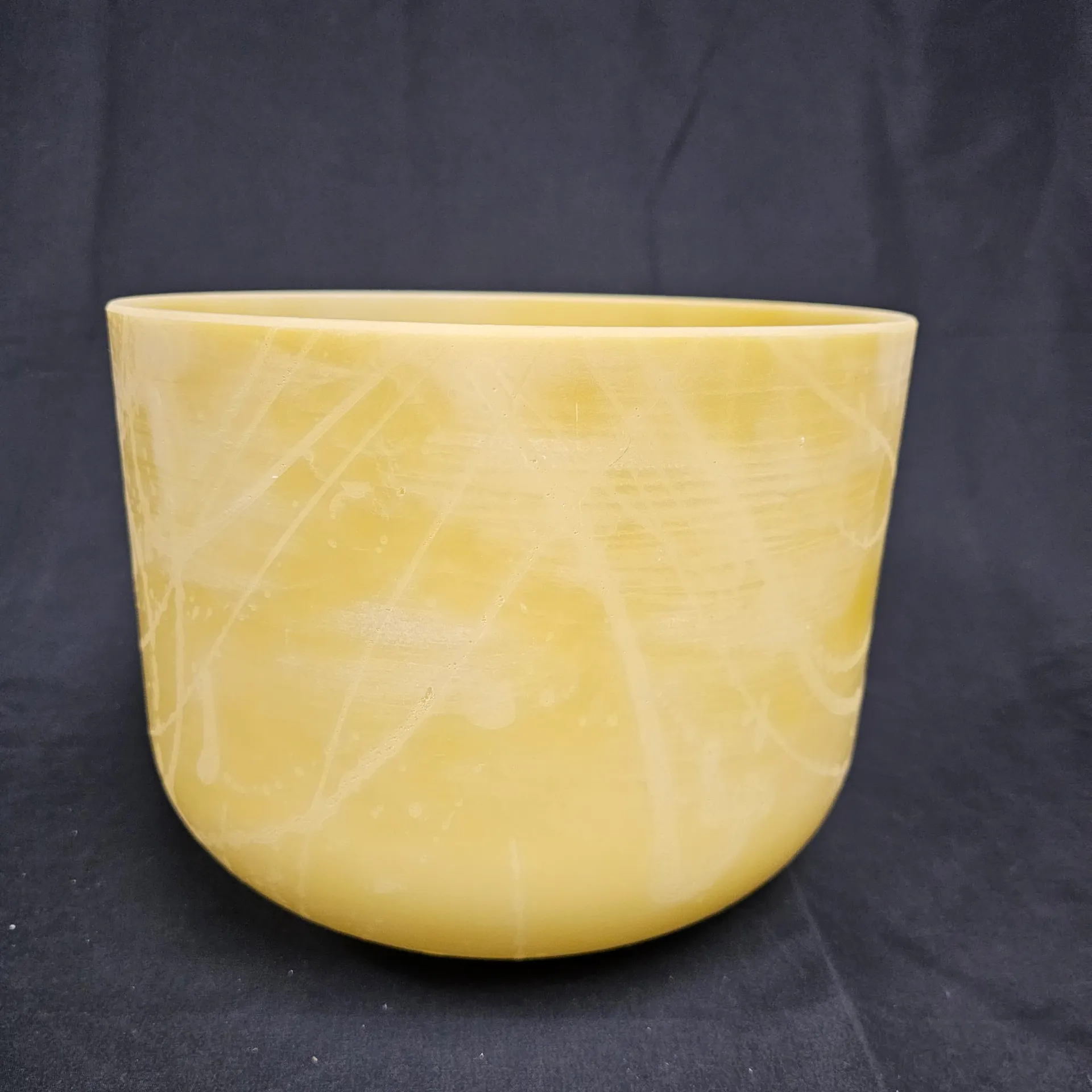 [#1963] 10" Devalite Infused Quartz Crystal Singing Bowl | 3A-39 / 5C#+21 | 215 / 561 Hz | Dual Tone