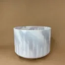 [#644] 9" Lepidolite Infused Quartz Crystal Singing Bowl | 4D#-28 | 306 Hz