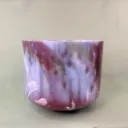 Dragon's Blood & Sacred Geometry Tea Quartz Crystal Singing Bowl | 10" B Note (-44) | #717