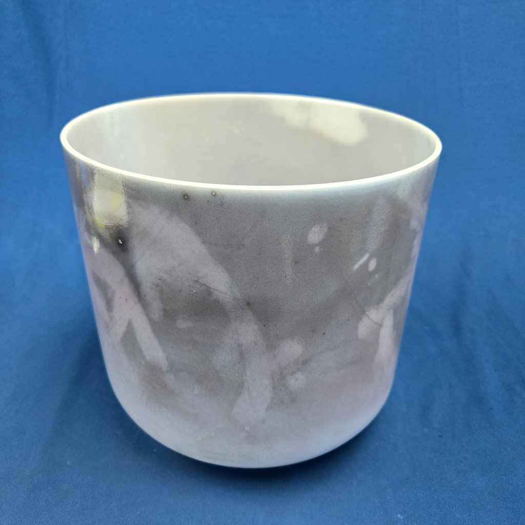 [4597] [#4597] 10" Malaya Purple Garnet Infused Quartz Crystal Singing Bowl | 3F-33 | 171 Hz