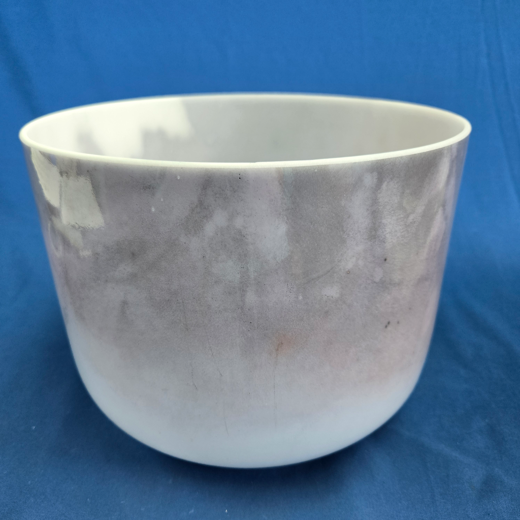 [4600] [#4600] 10" Malaya Purple Garnet Infused Quartz Crystal Singing Bowl | 3E-40 | 161 Hz