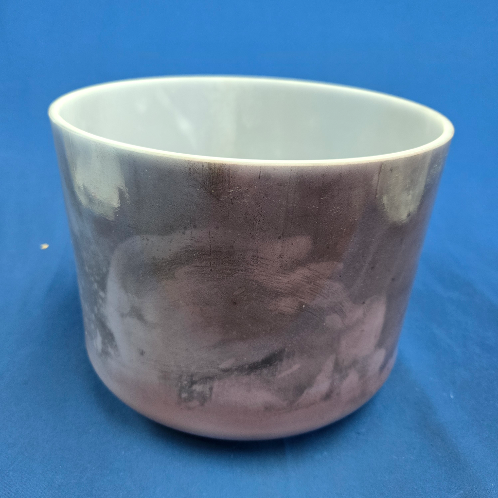 [4627] [#4627] 9" Malaya Purple Garnet Infused Quartz Crystal Singing Bowl | 4F-27 | 343 Hz