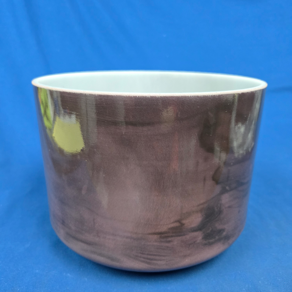 [4633] [#4633] 9" Malaya Purple Garnet Infused Quartz Crystal Singing Bowl | 4F+39 | 357 Hz