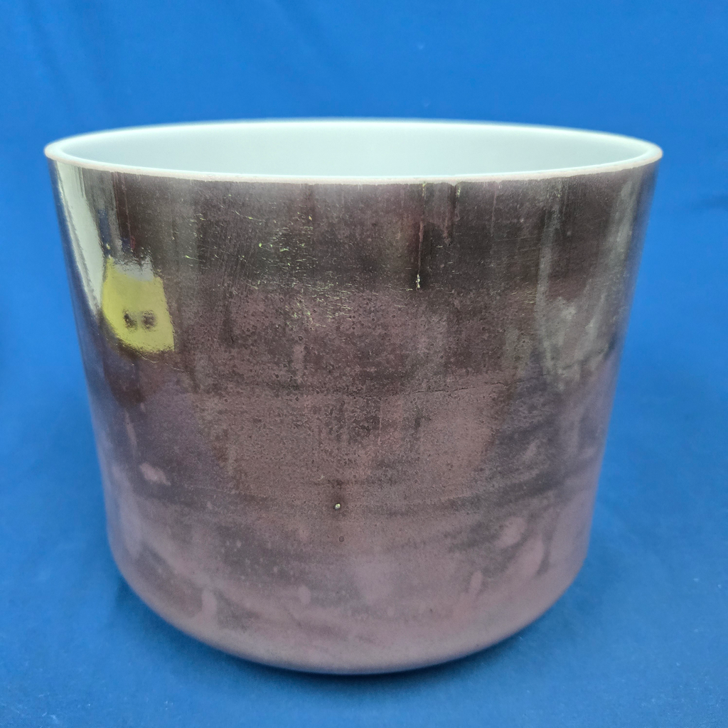[4635] [#4635] 9" Malaya Purple Garnet Infused Quartz Crystal Singing Bowl | 4F#-46 | 360 Hz
