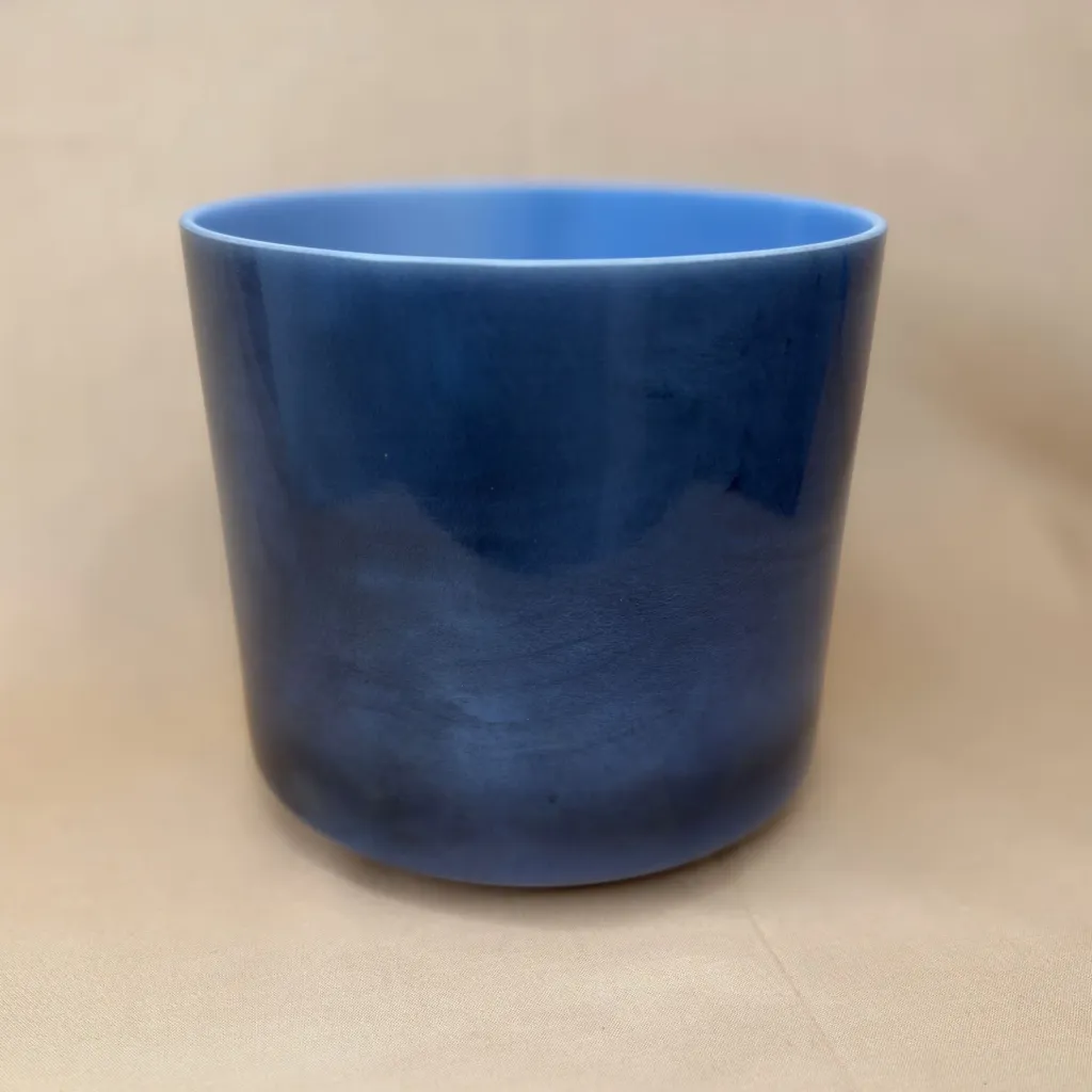 [#1372] 7" Iolite Infused Quartz Crystal Singing Bowl | F#+40