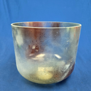 [#4639] 10" Fluorite Infused Quartz Crystal Singing Bowl | 3A#-33 | 228 Hz