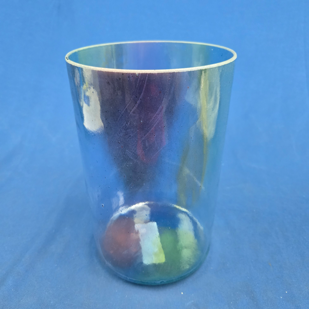 [4645] [#4645] 6" Fluorite Infused Quartz Crystal Singing Bowl | 4E+28 | 335 Hz