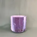 Purple Lace Agate Quartz Crystal Singing Bowl | 7" A Note (-15) | #1383