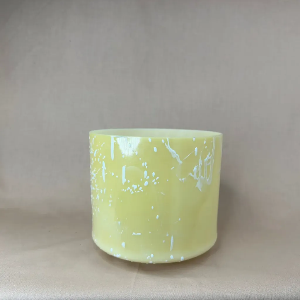 Devalite Quartz Crystal Singing Bowl | 8" D Note (-30) | A=432 Tuning | #1772