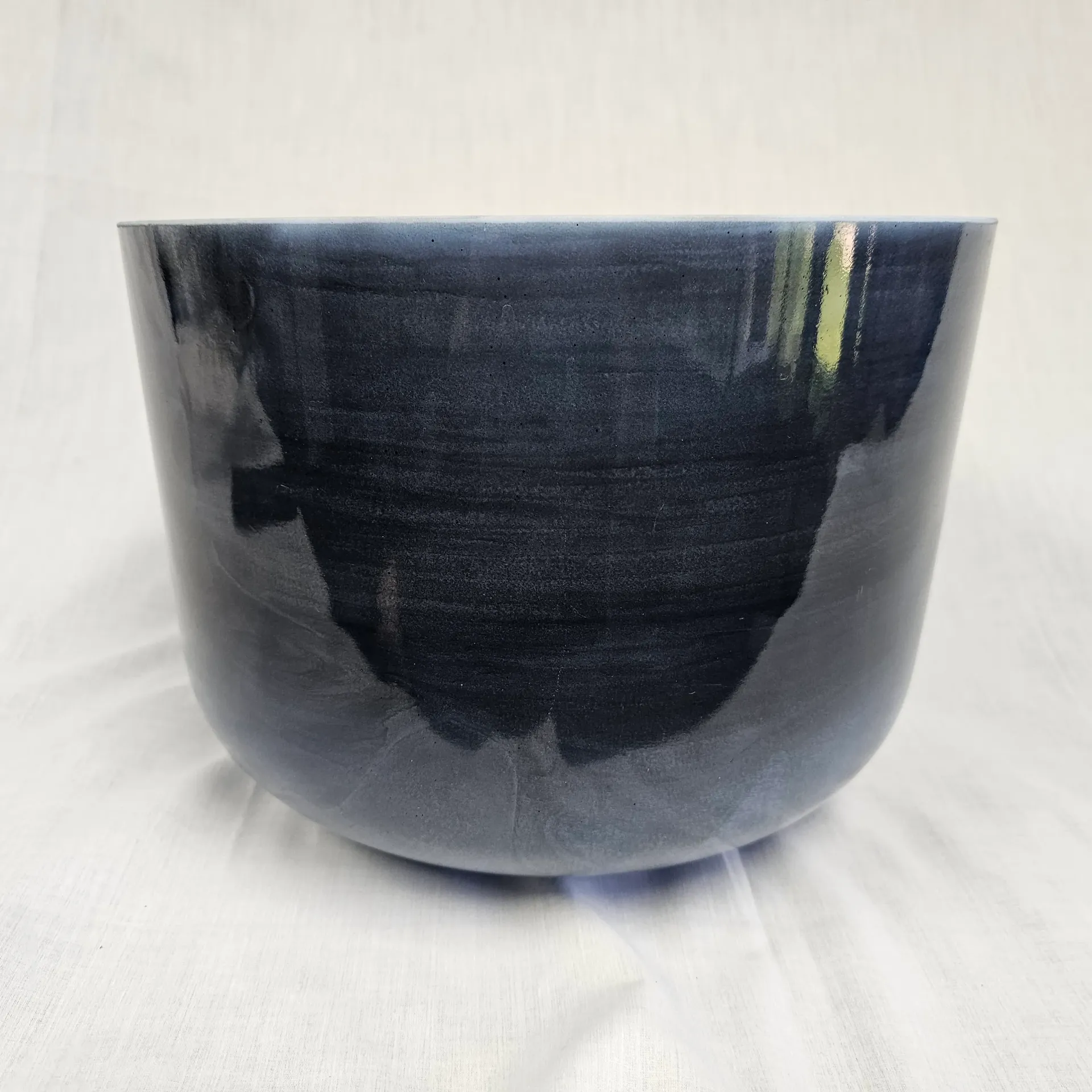[#4781] 12" Dumortierite Infused Quartz Crystal Singing Bowl | 3F-36 | 171Hz