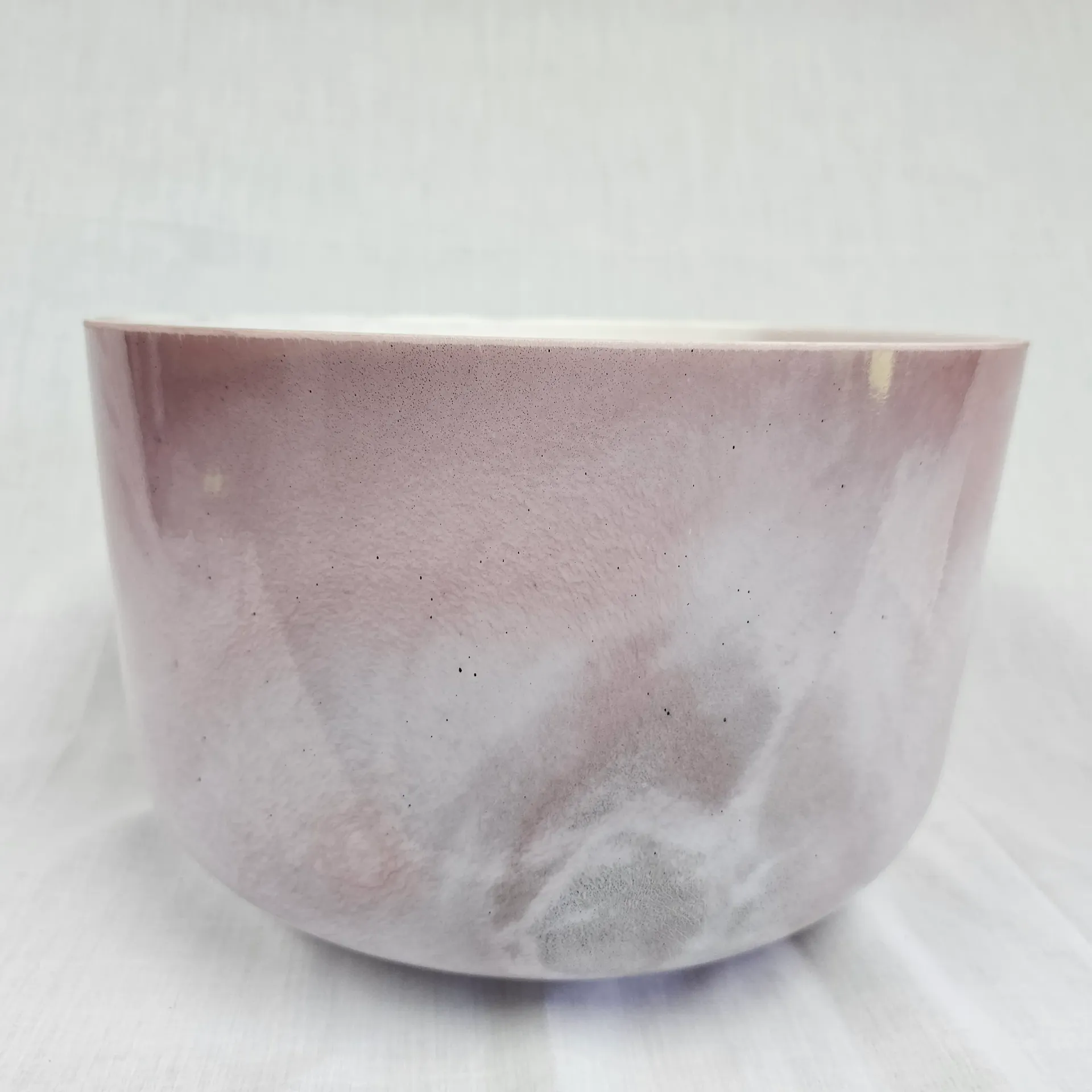 [#4793] Magenta Sapphire Infused Quartz Crystal Singing Bowl | 12" | 2B -19 | 122 Hz