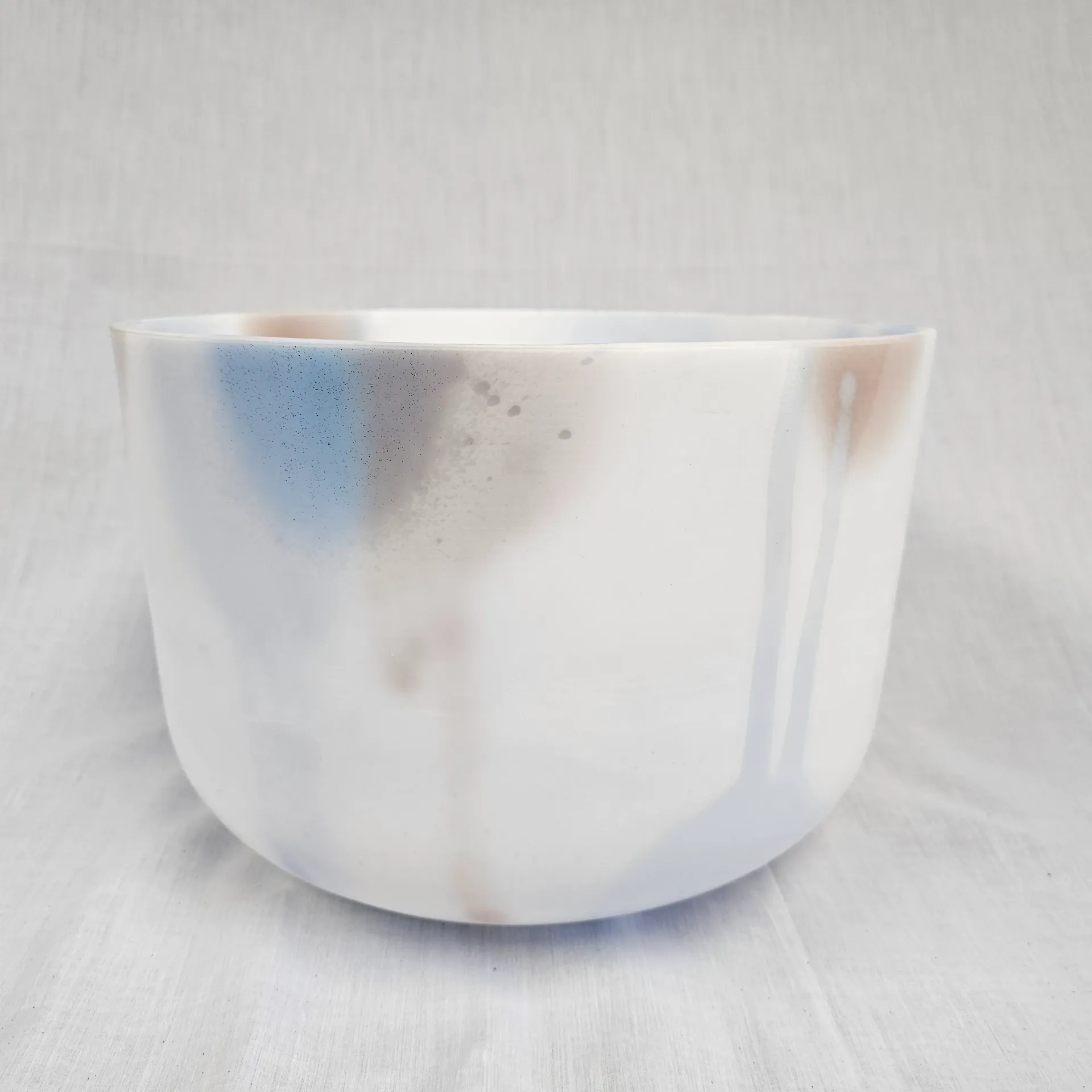 [#4804] 12" Lepidolite Infused Quartz Crystal Singing Bowl | 3G#+16 | 209 Hz