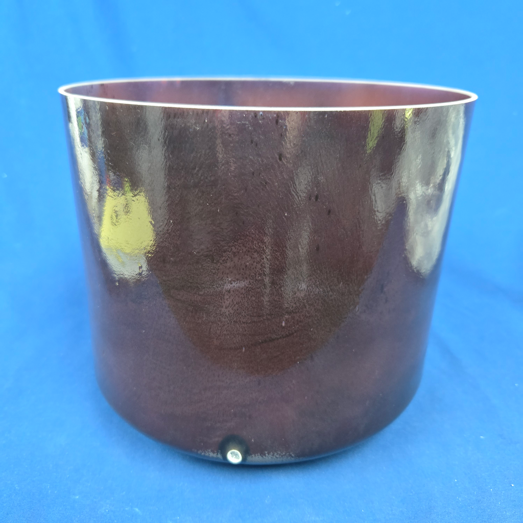 [#4833] Cherry & Acai Infused Quartz Crystal Singing Bowl | 8" | 3F+16 | 186 Hz