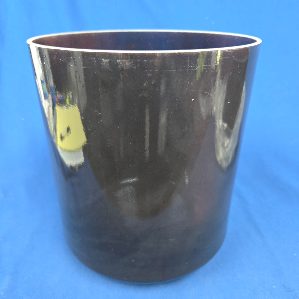 [#4834] Cherry & Acai Infused Quartz Crystal Singing Bowl | 8" | 3B-38 | 241 Hz