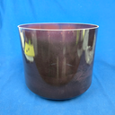 [#4835] Cherry & Acai Infused Quartz Crystal Singing Bowl | 8" | 3G#-23 | 204 Hz