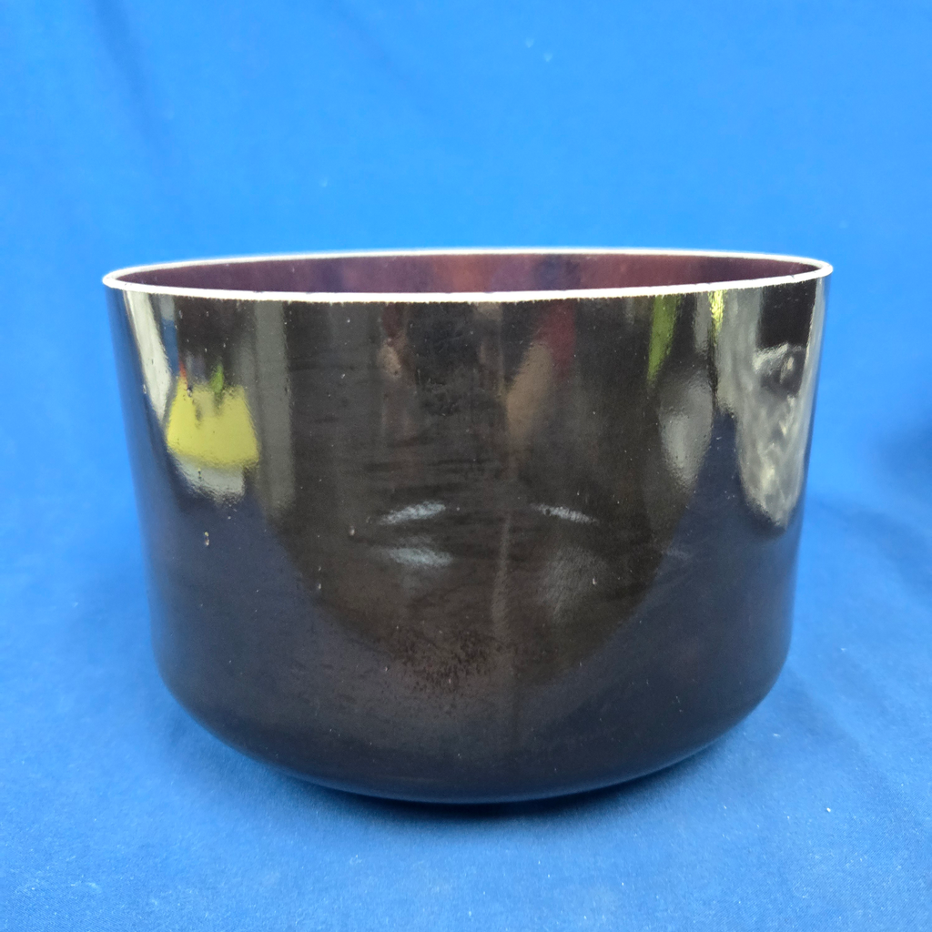 [#4836] Cherry & Acai Infused Quartz Crystal Singing Bowl | 8" | 3C-42 | 255 Hz