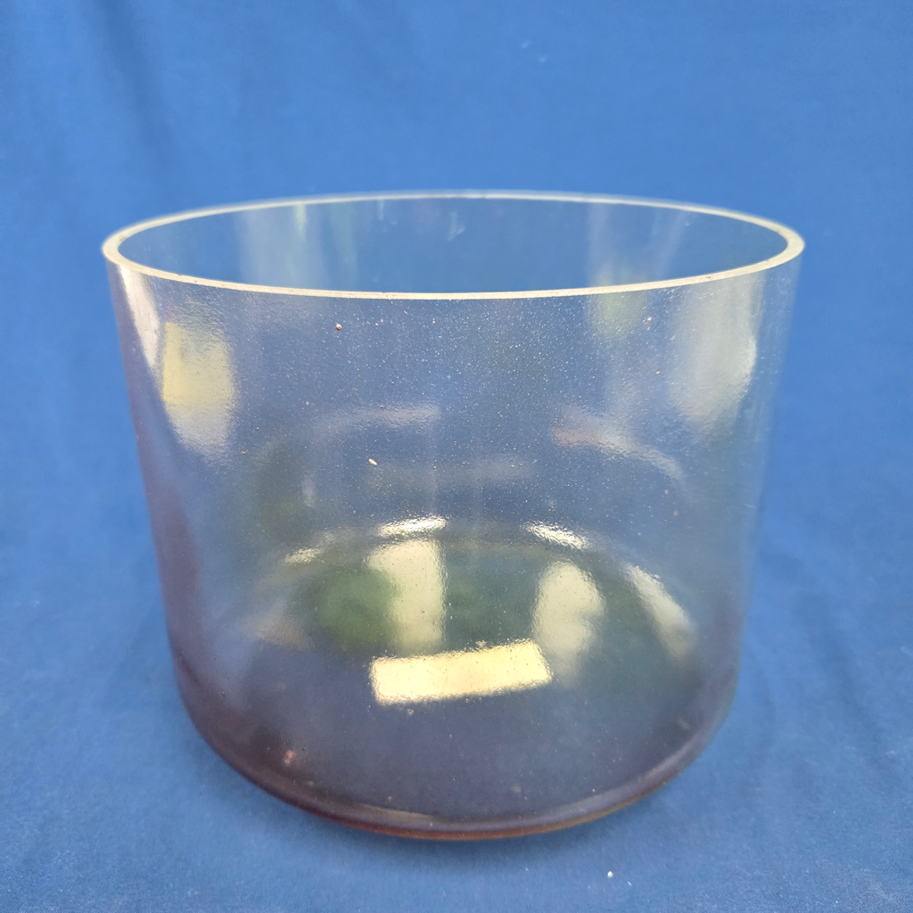 [4839] [#4839] Citrus Burst Infused Quartz Crystal Singing Bowl | 8" | 4D#-23 | 306 Hz