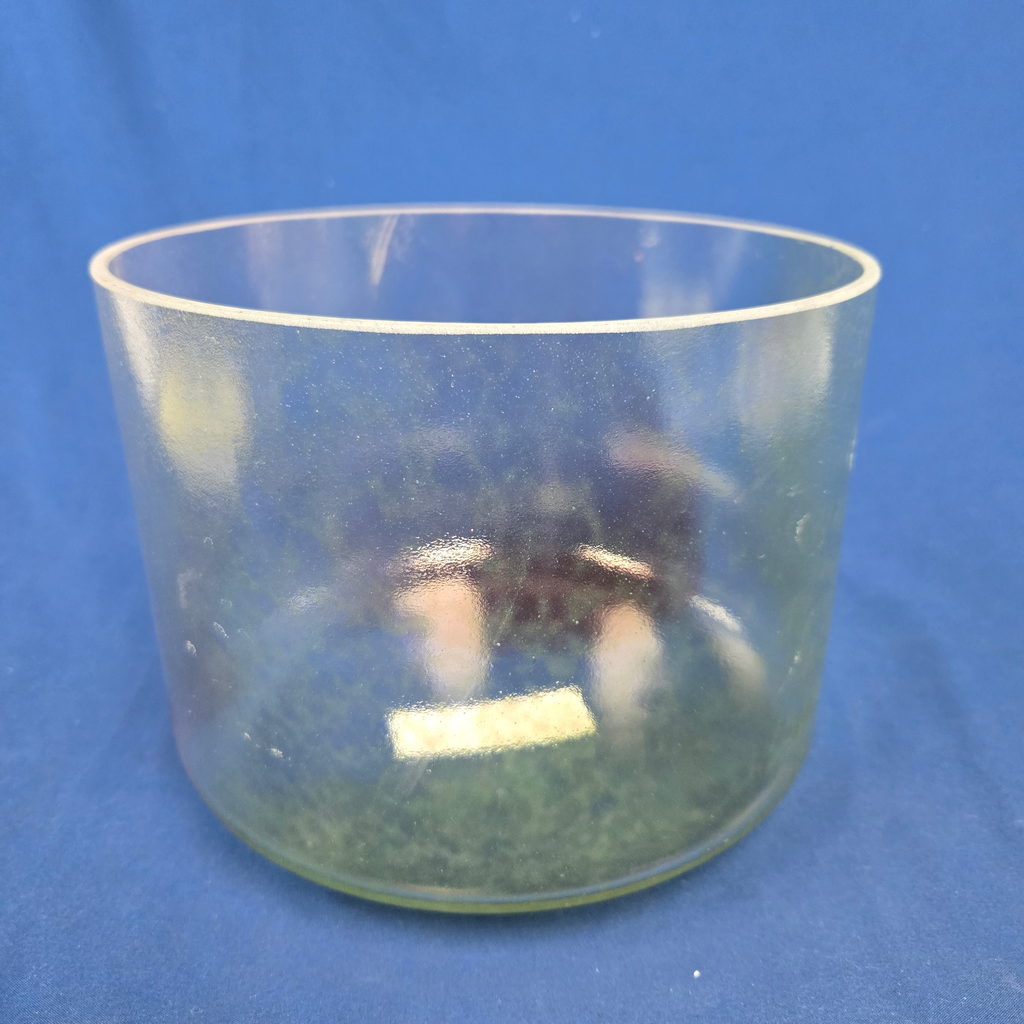 [4845] [#4845] Citrus Burst Infused Quartz Crystal Singing Bowl | 8" | 4D#+20 | 314 Hz