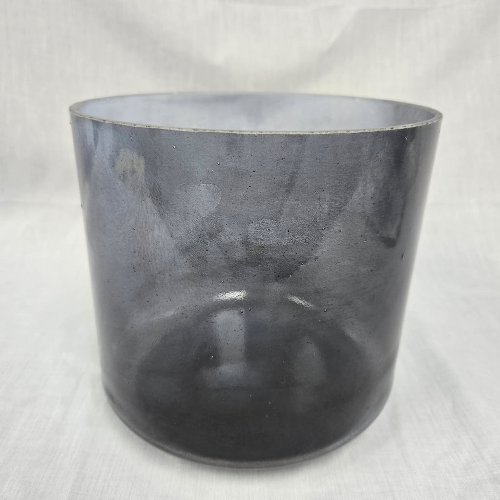 [4857] [#4857] 8" Purpurite Infused Quartz Crystal Singing Bowl | 4D-47 | 285 Hz