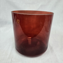 [#4860] 8" Red Spinel Infused Quartz Crystal Singing Bowl | 4C#+12 | 279 Hz