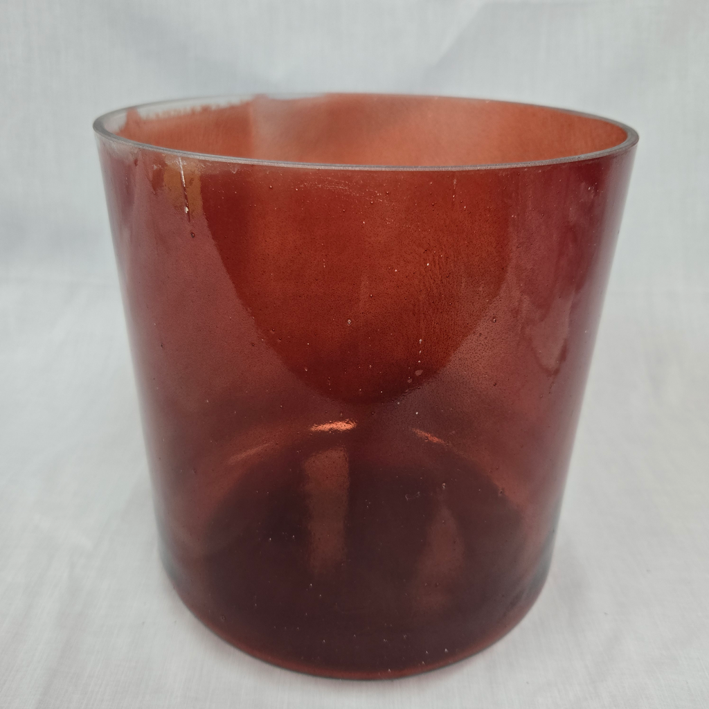 [4864] [#4864] 8" Red Spinel Infused Quartz Crystal Singing Bowl | 4C-17 | 259 Hz
