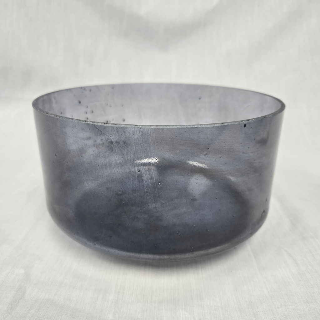 [4869] [#4869] 8" Purpurite Infused Quartz Crystal Singing Bowl | 4F0 | 348 Hz