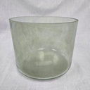 [#4877] 8" Green Amethyst Infused Quartz Crystal Singing Bowl | 4E-40 | 322 Hz