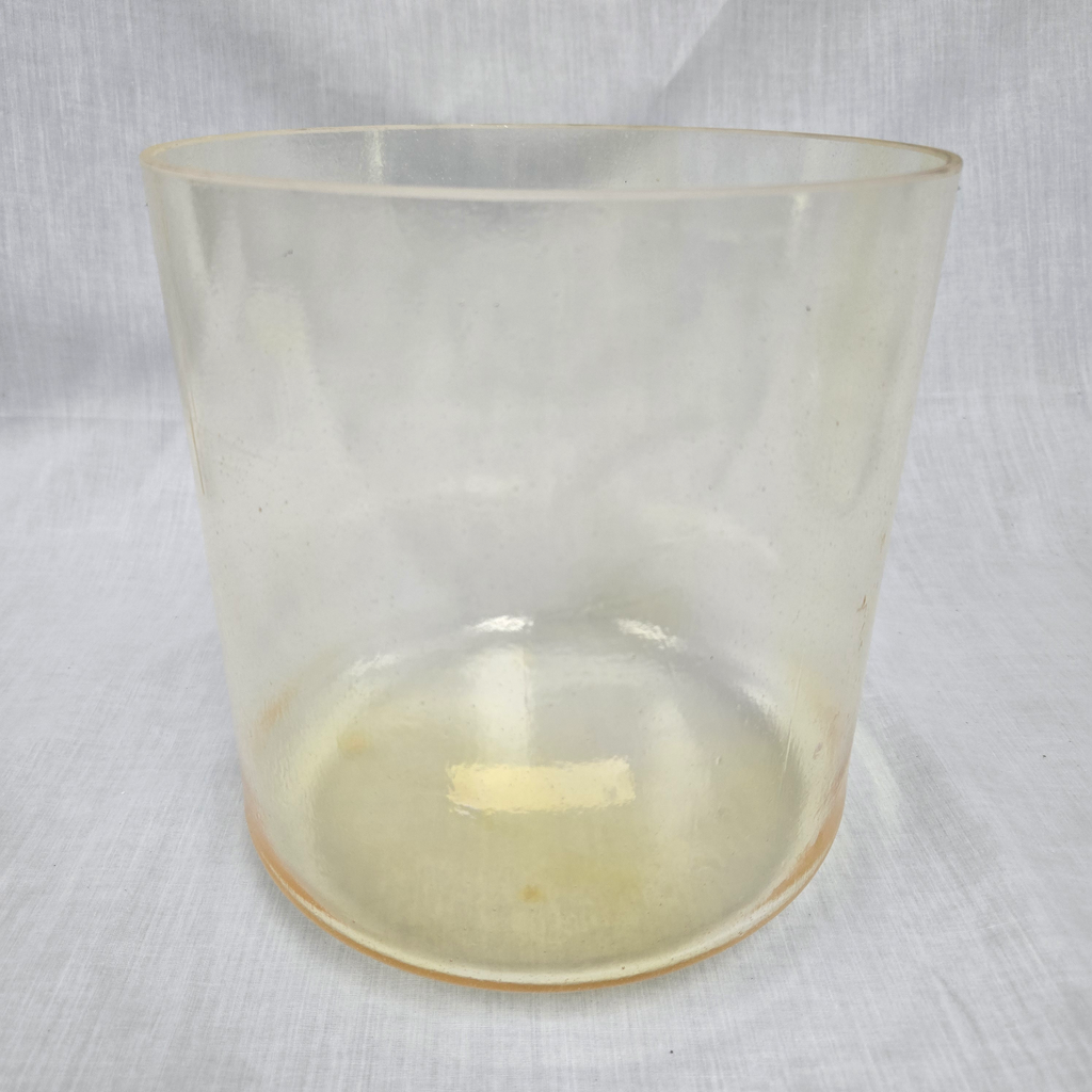 [#4880] 8" Scapolite Infused Quartz Crystal Singing Bowl | 3B-43 | 240 Hz