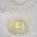 [#4885] 8" Scapolite Infused Quartz Crystal Singing Bowl | 3B-38 | 241Hz