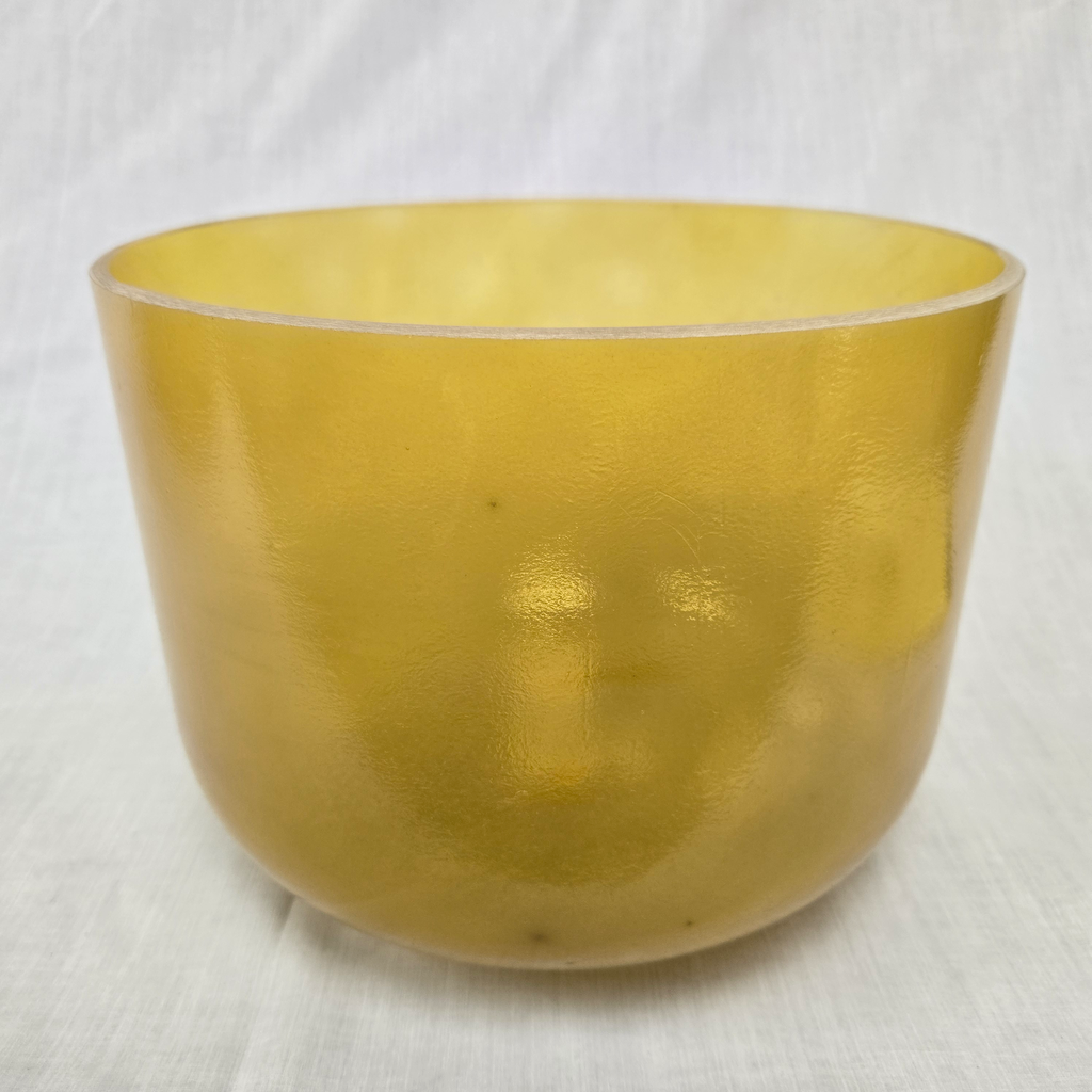 [4934] [#4934] 10" Idaho Honey Infused Quartz Crystal Singing Bowl | 4D-44 | 285 Hz
