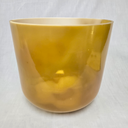[#4939] 10" Citrine Infused Quartz Crystal Singing Bowl | 3A-2 | 219 Hz