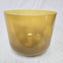 [#4940] 10" Idaho Honey Infused Quartz Crystal Singing Bowl | 4C-41 | 255 Hz
