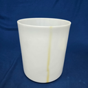 [#4973] 7" Idaho Honey Infused Quartz Crystal Singing Bowl | 4F-11 | 347 Hz