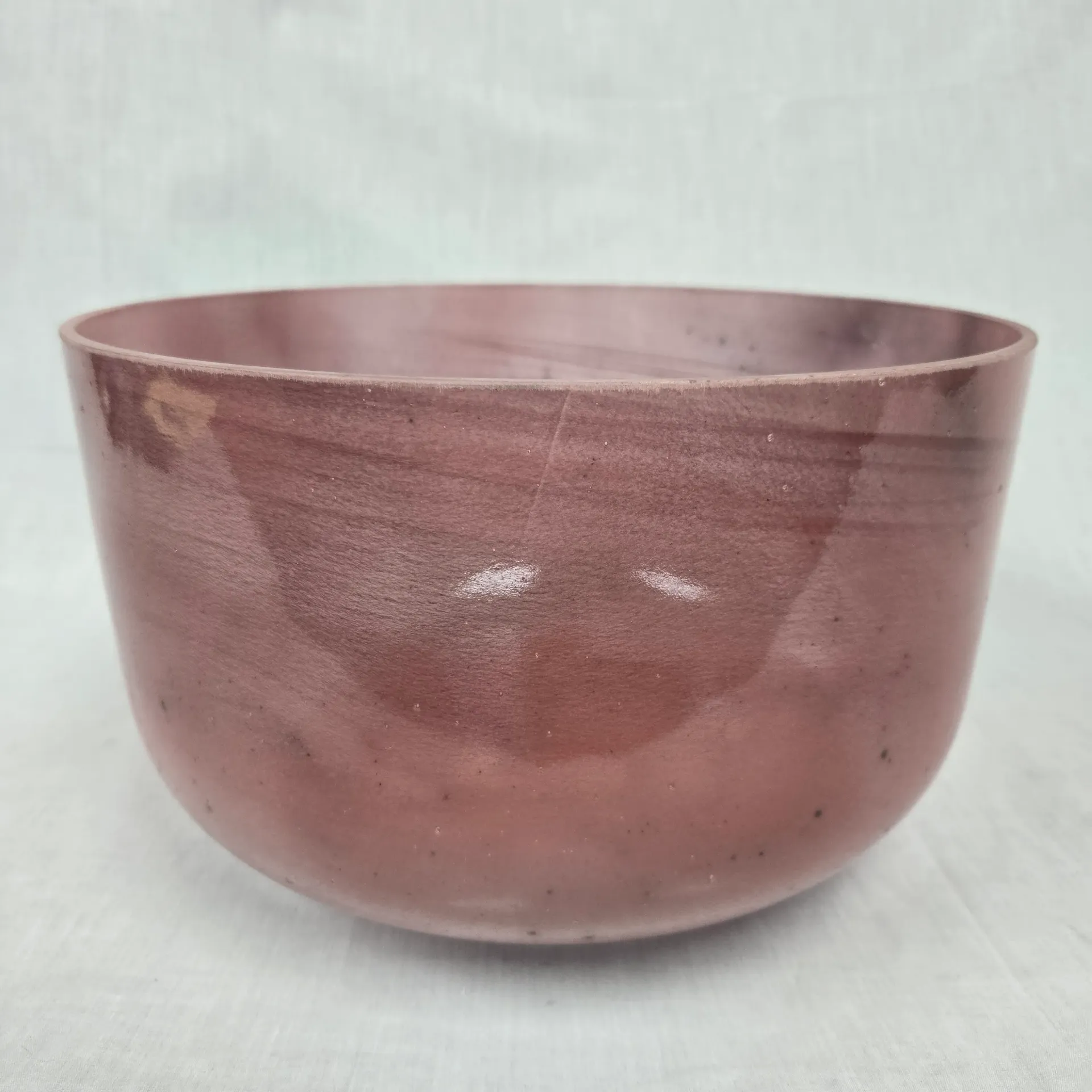 [5048] [#5048] 12" Halite Infused Quartz Crystal Singing Bowl | 3F#+21 | 187 Hz