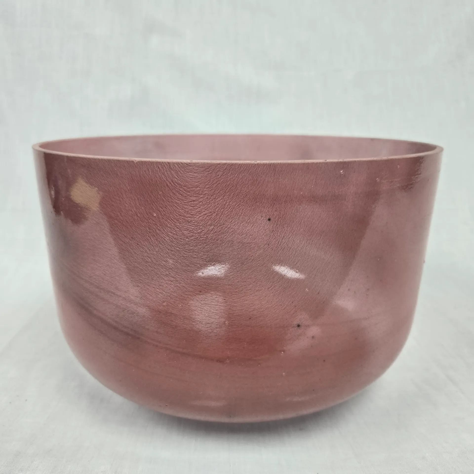 [5049] [#5049] 12" Halite Infused Quartz Crystal Singing Bowl | 3F+41 | 178 Hz