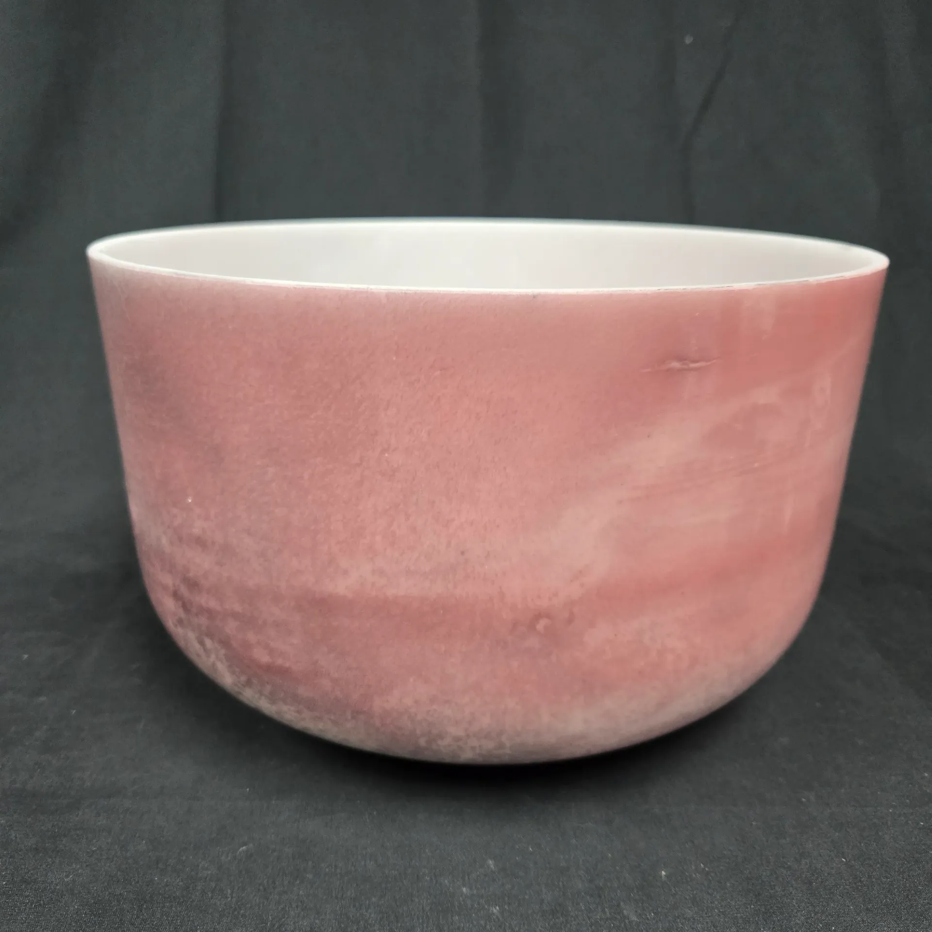 [5071] [#5071] 12" Magenta Sapphire Infused Quartz Crystal Singing Bowl | 3G#+34 | 211 Hz