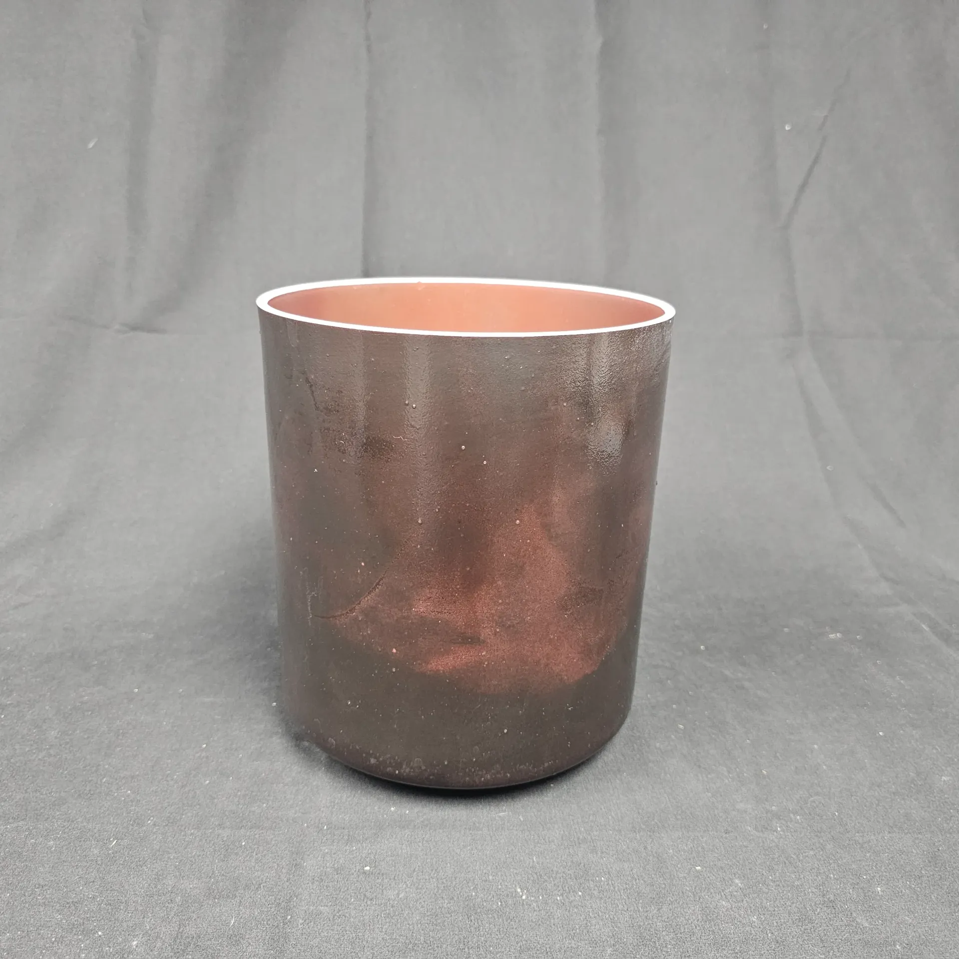 [#5142] 7" Cherry & Acai Infused Quartz Crystal Singing Bowl | 4G-37 | 382 Hz