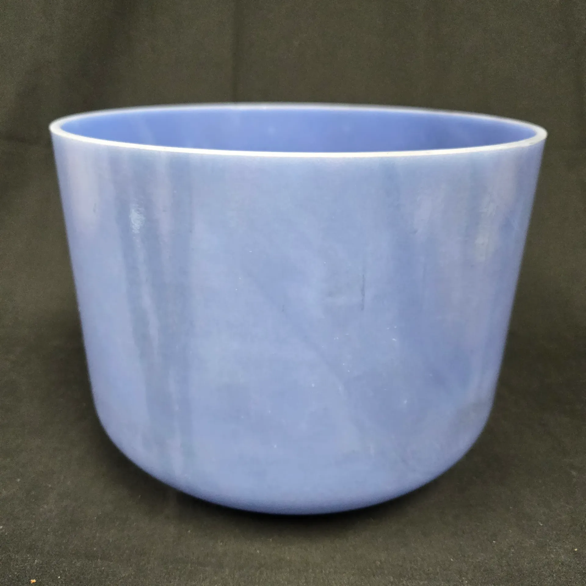 [#5180] 9" Blue Topaz Infused Quartz Crystal Singing Bowl | 3A#+20 | 236 Hz